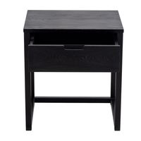 Oslo Bedside Table Black - OWQD0011B
