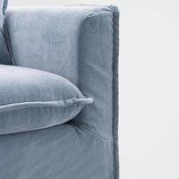 Airlie 3 Seater Sofa Seat Slip Cover Light Blue - OWJC005
