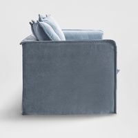 Airlie 3 Seater Sofa Seat Slip Cover Light Blue - OWJC005