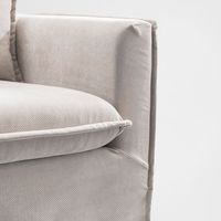 Airlie 3 Seater Sofa Seat Slip Cover Beige - OWJC003