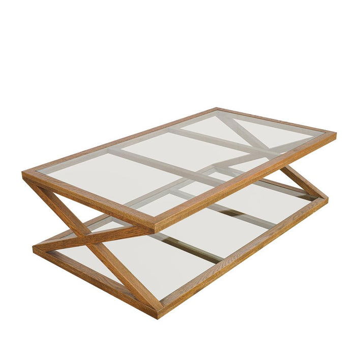 Zoey Cross American Coffee Table Natural - OWAL002