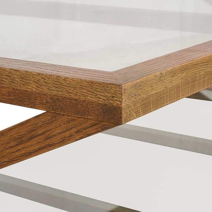 Zoey Cross American Coffee Table Natural - OWAL002