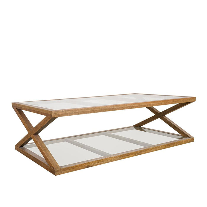 Zoey Cross American Coffee Table Natural - OWAL002