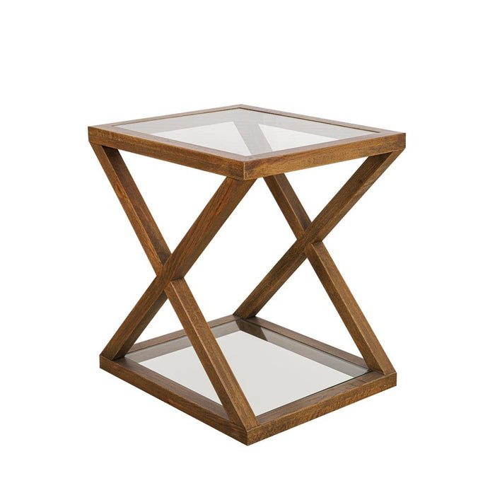 Zoey Cross American Side Table Natural - OWAL003