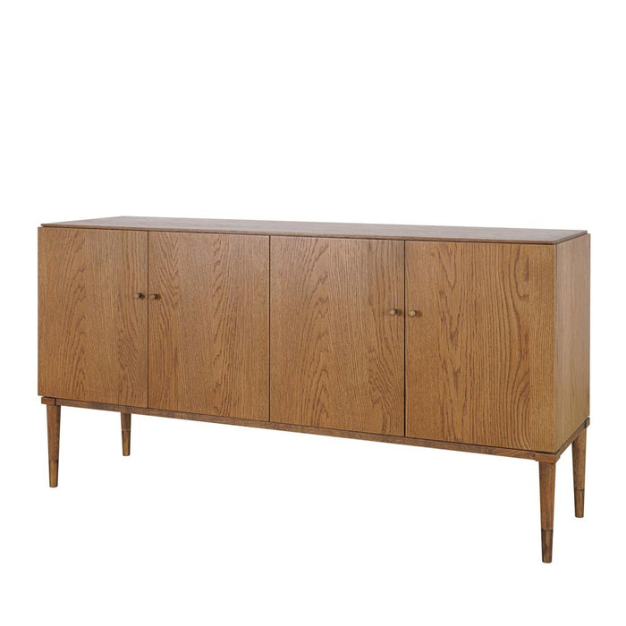 Clara Buffet With Brass Legs Natural - OWAL011