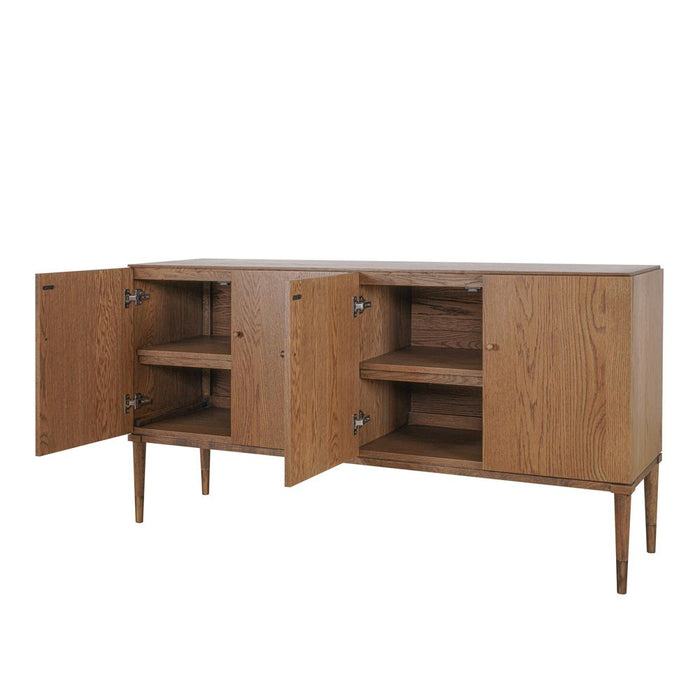Clara Buffet With Brass Legs Natural - OWAL011