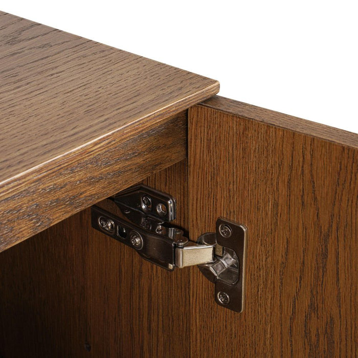 Clara Buffet With Brass Legs Natural - OWAL011