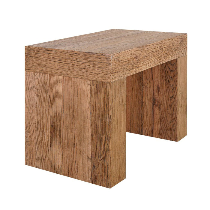 Savannah Reclaimed Oak Side Table Natural - OWAL015