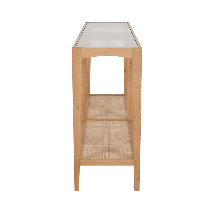 Mila Console Table Natural - OWAL017