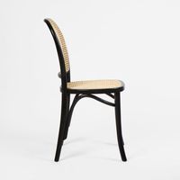 Nook Dining Chair Natural Seat Black- OWDIN005