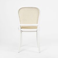 Nook Dining Chair Natural Seat White - OWDIN006
