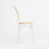 Nook Dining Chair Natural Seat White - OWDIN006