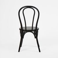 Elise Elm Wood Dining Chair Black - OWDIN012