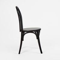 Elise Elm Wood Dining Chair Black - OWDIN012