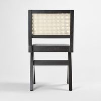 Lexi Scissor Side Chair Grey Fabric Frame Black - OWDIN010