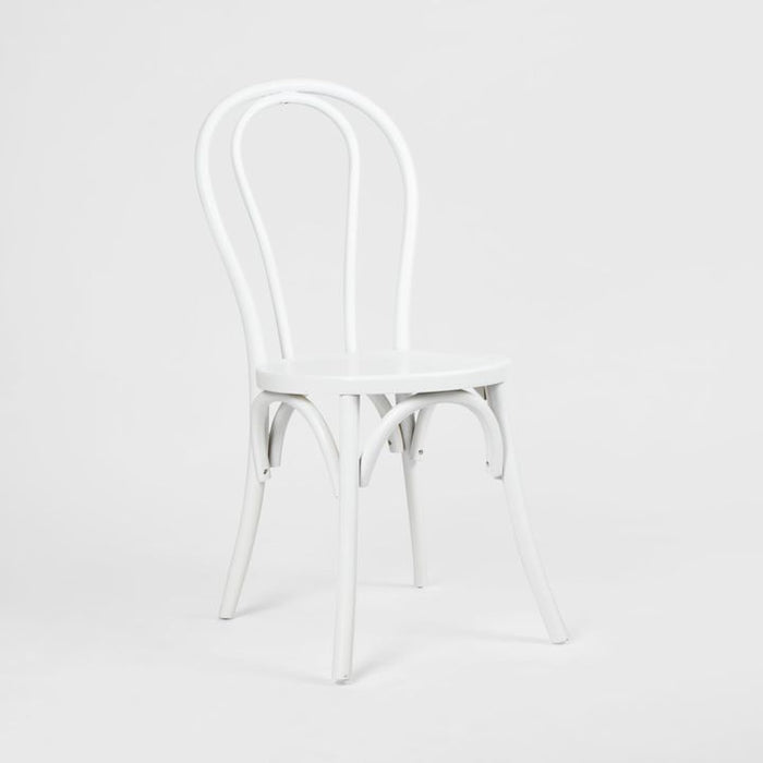 Elise Elm Wood Dining Chair White - OWDIN013