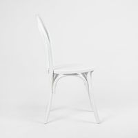 Elise Elm Wood Dining Chair White - OWDIN013