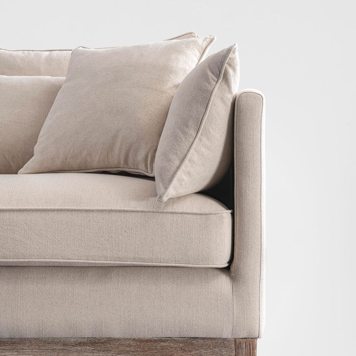 Henri Fabric 3-Seater Sofa Natural - OWJC001
