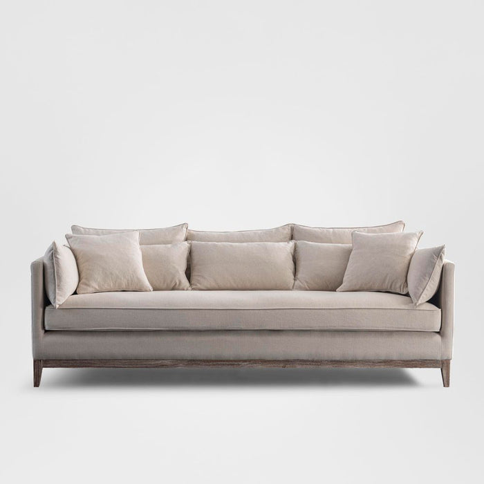 Henri Fabric 3-Seater Sofa Natural - OWJC001