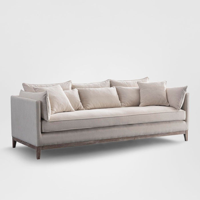 Henri Fabric 3-Seater Sofa Natural - OWJC001