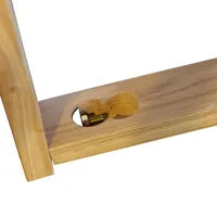 Olwen Wood Round Dining Table Natural - OWQD0012M