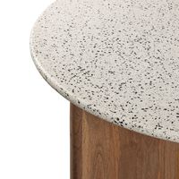 Bonnie Dining Table Natural Base White - MRDFUR0197