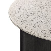 Bonnie Dining Table White & Black Base - MRDFUR0198