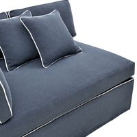 Marbella Modular Sofa Seat Slip Cover Navy - OWFL0400NV-CA