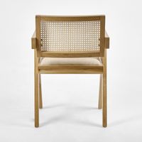 Lexi Scissor Armchair Oak Frame Natural - OWDIN007