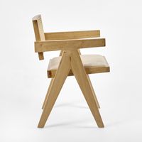 Lexi Scissor Armchair Oak Frame Natural - OWDIN007
