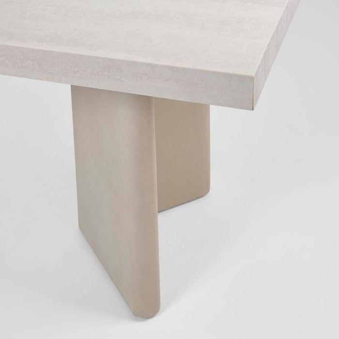 Symon Sintered Stones Dining Table Off White - MRDFUR005