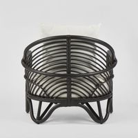 Alexi Armchair Black & White - OWBER002