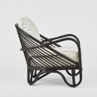 Alexi Armchair Black & White - OWBER002