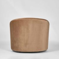 Sierra Swivel Chair Toffee Brown - FUR0132