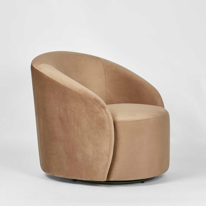 Sierra Swivel Chair Toffee Brown - FUR0132