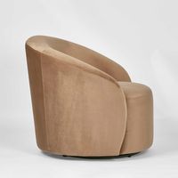 Sierra Swivel Chair Toffee Brown - FUR0132