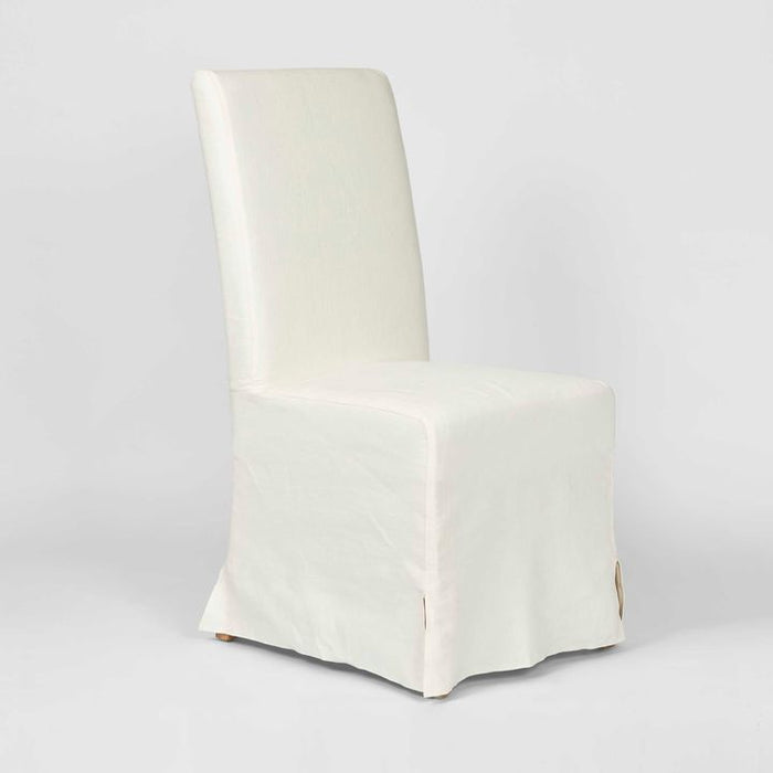 Ville Slip Cover Dining Chair White - FUR0153