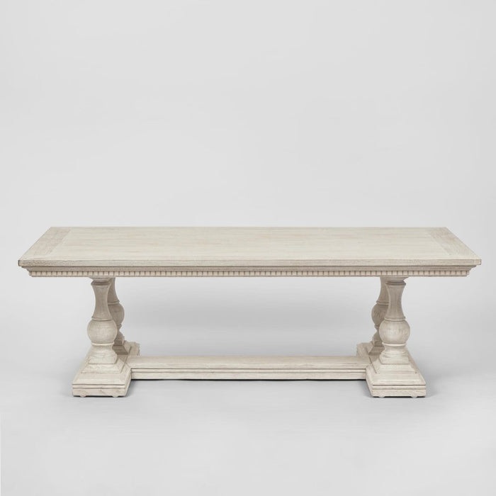 Ville Oak Coffee & Side Table White - FUR0240