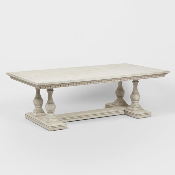 Ville Oak Coffee & Side Table White - FUR0240