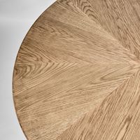Sass 1400mm Oak Wood Dining Table Natural - FUR228B