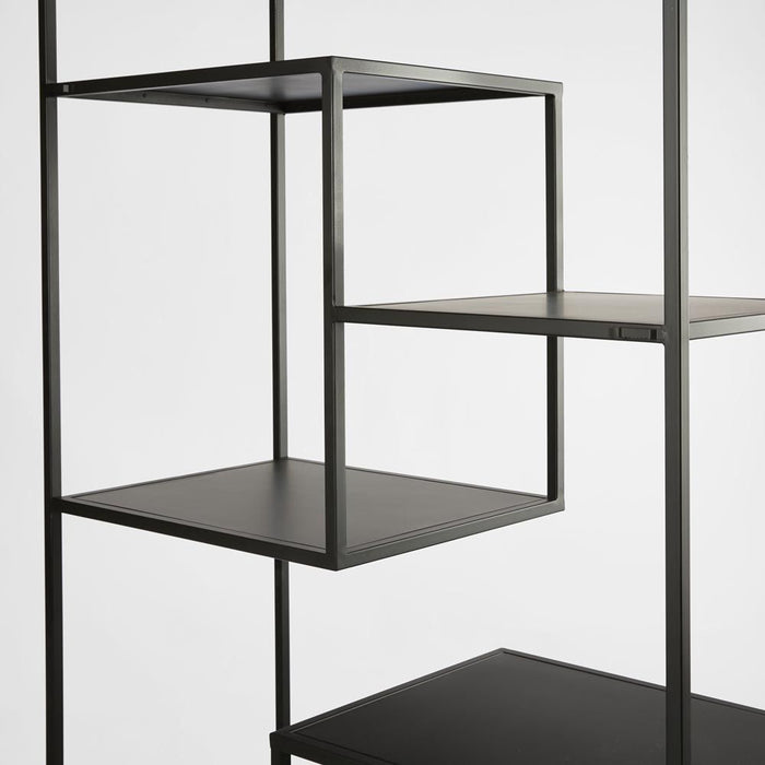 Cremorne Iron Shelving Unit Black - FUR0238