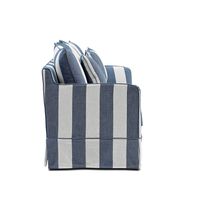 Noosa Hamptons 2 Sofa Denim/Cream Seat Slip Cover Blue - OWFL0226DS-2C