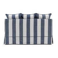 Noosa Hamptons 2 Sofa Denim/Cream Seat Slip Cover Blue - OWFL0226DS-2C