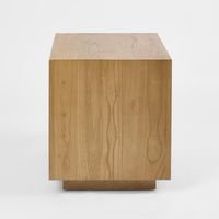 Rock Bedside 2 Drawer Natural - MRDFUR707