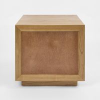 Rock Bedside 2 Drawer Natural - MRDFUR707