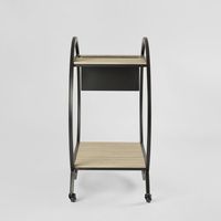 Ryder Outdoor Bar Cart Black - OWFUR699