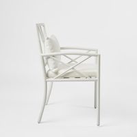 Elodie Outdoor Dining Chair White - OWFUR695