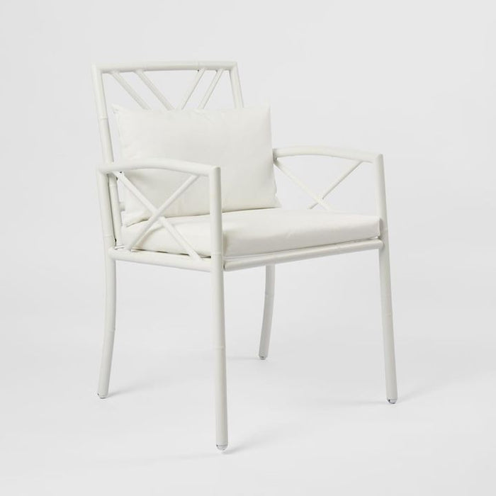 Elodie Outdoor Dining Chair White - OWFUR695