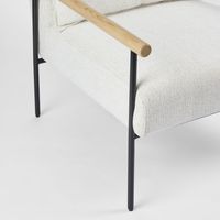 Liam Armchair Ivory & Natural - GDFUR3290