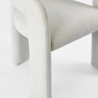 Cove Velvet Dining Chair Ivory - MRDFUR697
